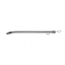 Female Catheter 14 Charr. Brass - Chrome Plated, 15 cm - 6"